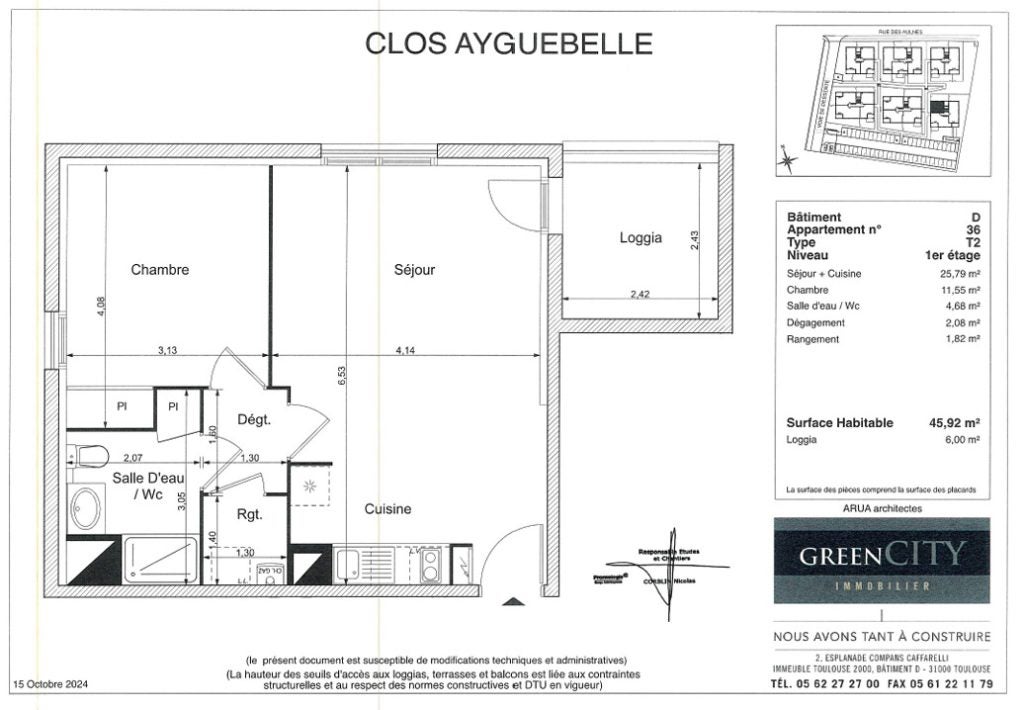 Appartement Rue Jean-Jacques Rousseau à Eaunes