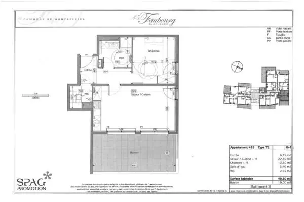 Appartement Rue du Dahlia à Montpellier