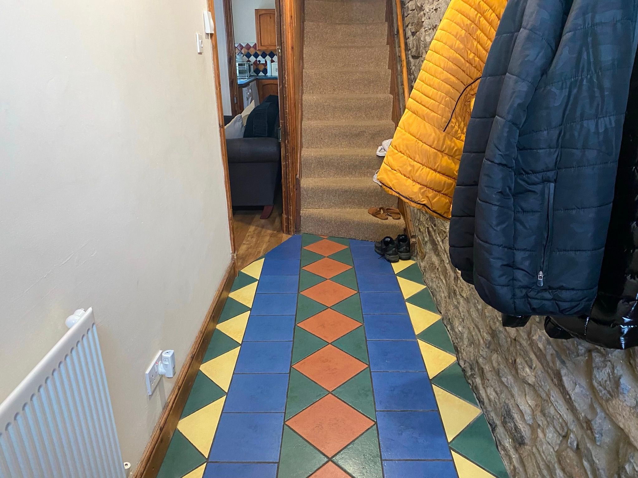 House High Street Pedestrian Path in Porth Community