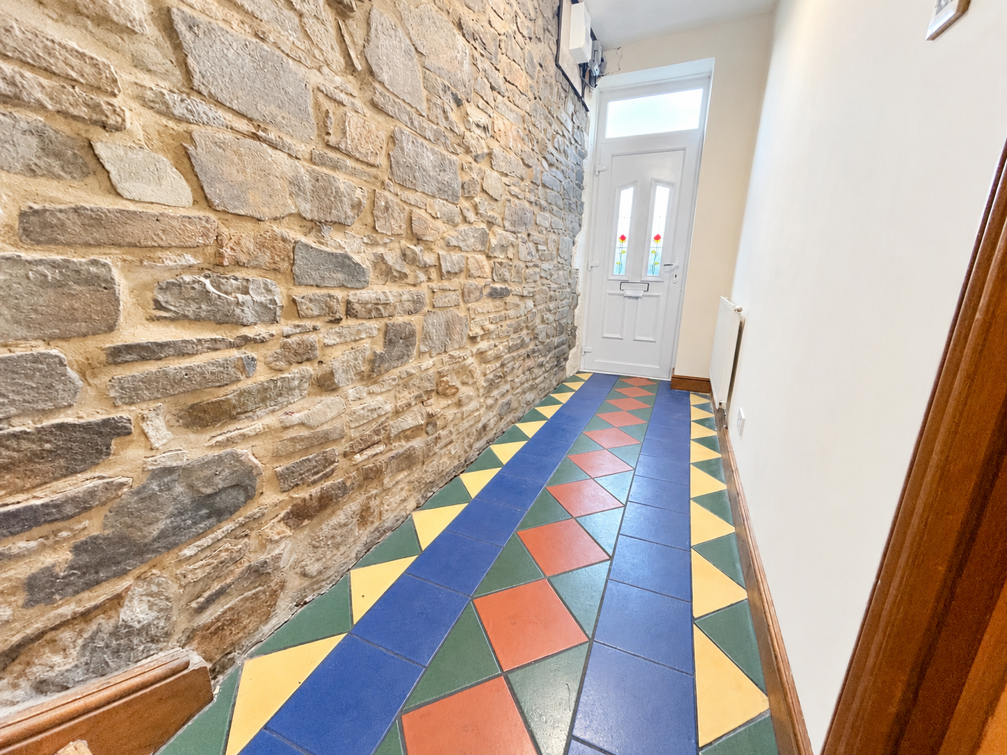 House High Street Pedestrian Path in Porth Community