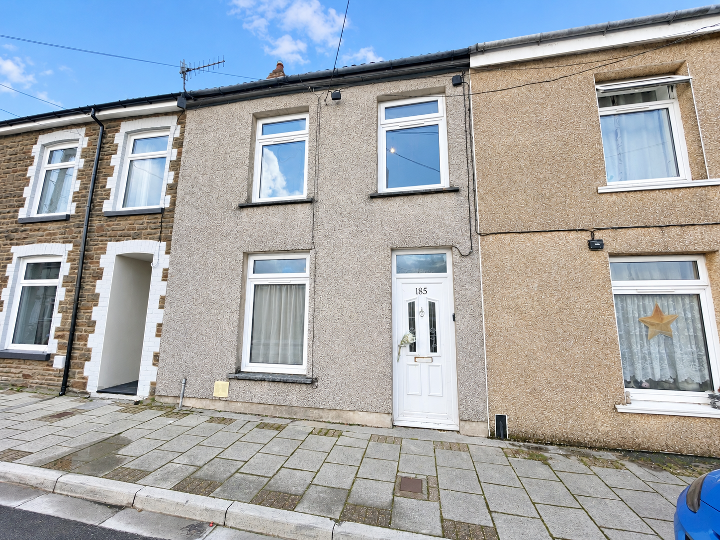 House High Street Pedestrian Path in Porth Community