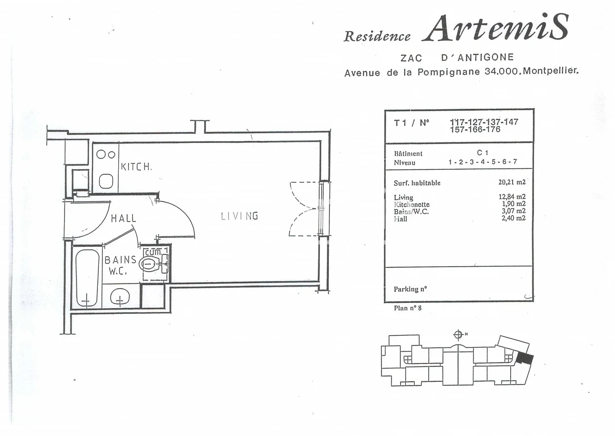 Appartement Rue Galatée à Montpellier