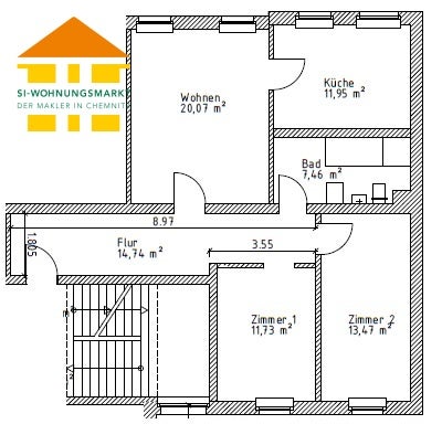 Wohnung Frankenberger Straße in Chemnitz