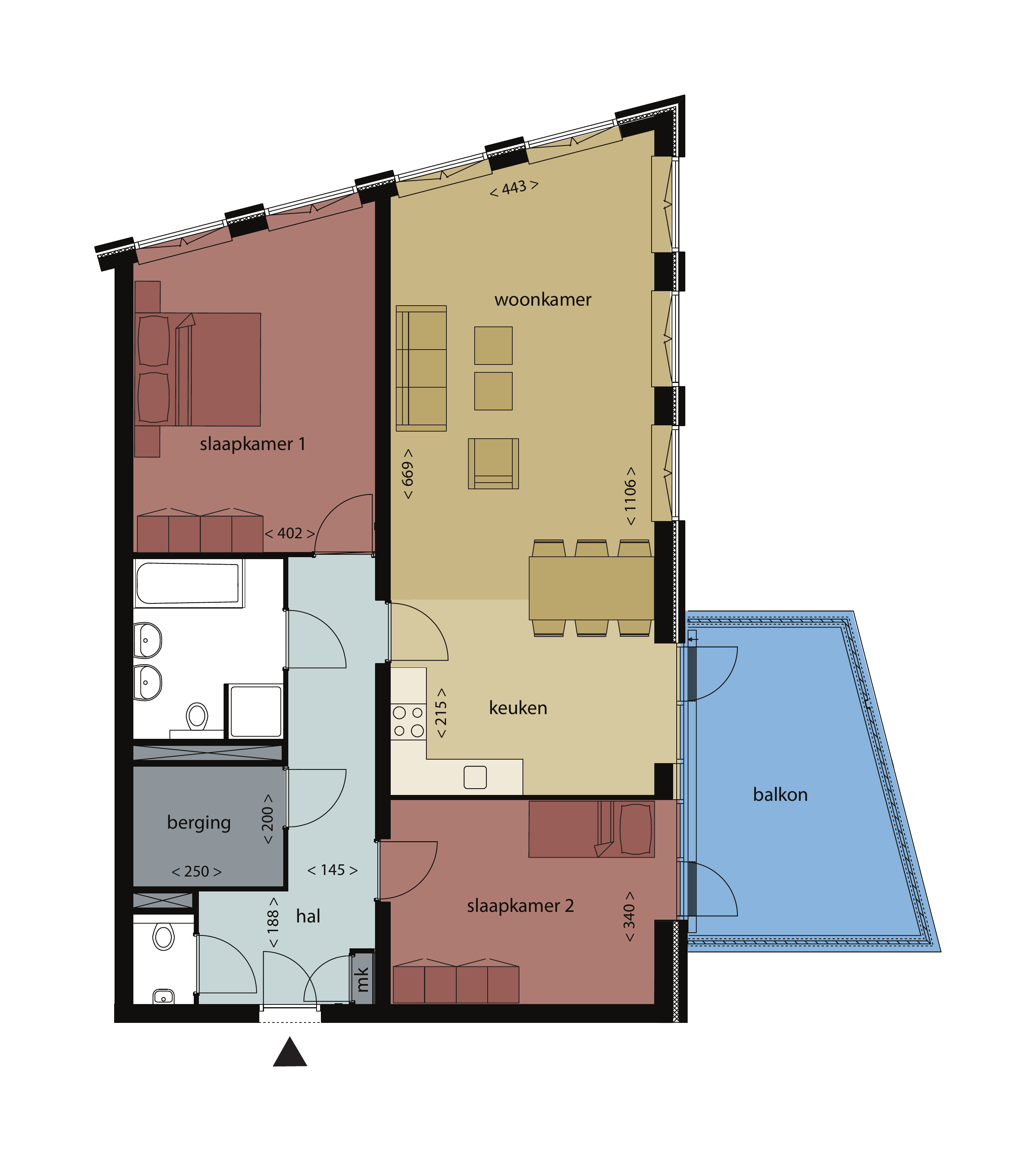 Appartement Terheijdenstraat 80 in Breda