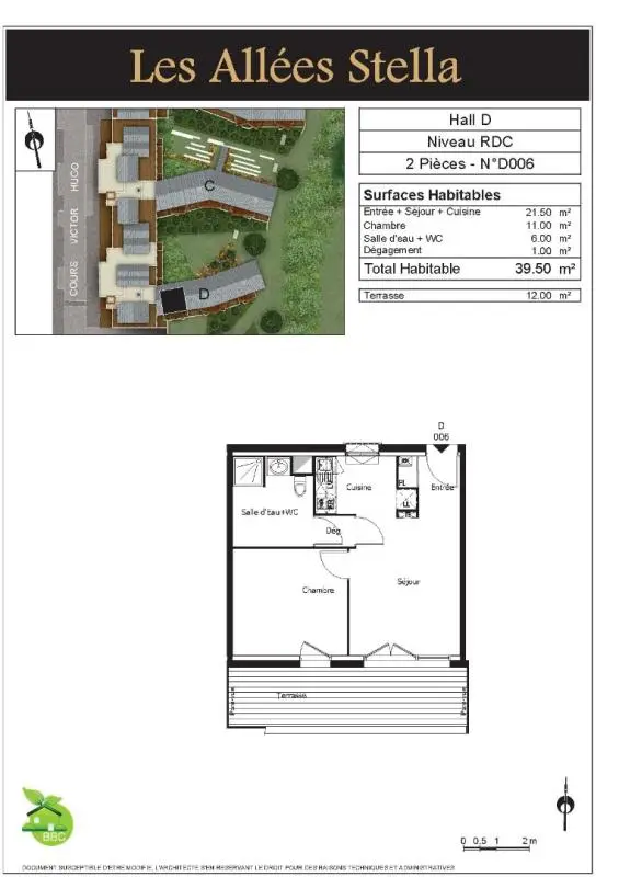 Flat Cours Victor Hugo in Cenon