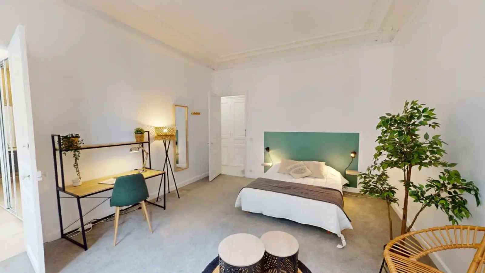 Chambre Rue Ampère à Paris
