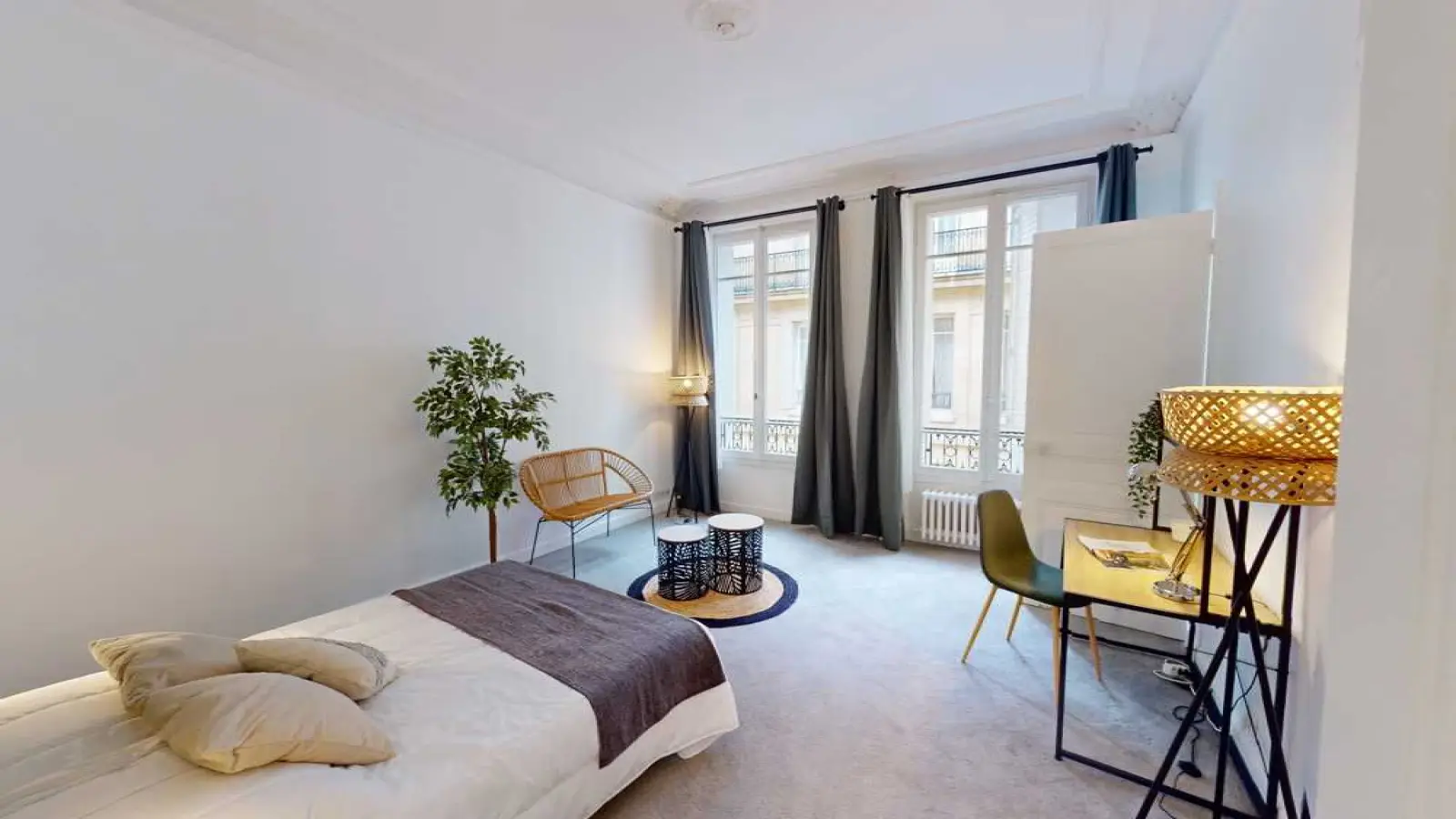 Chambre Rue Ampère à Paris