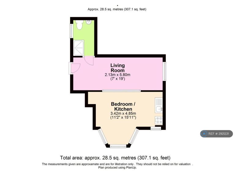 Flat Merlin Crescent in Greater London