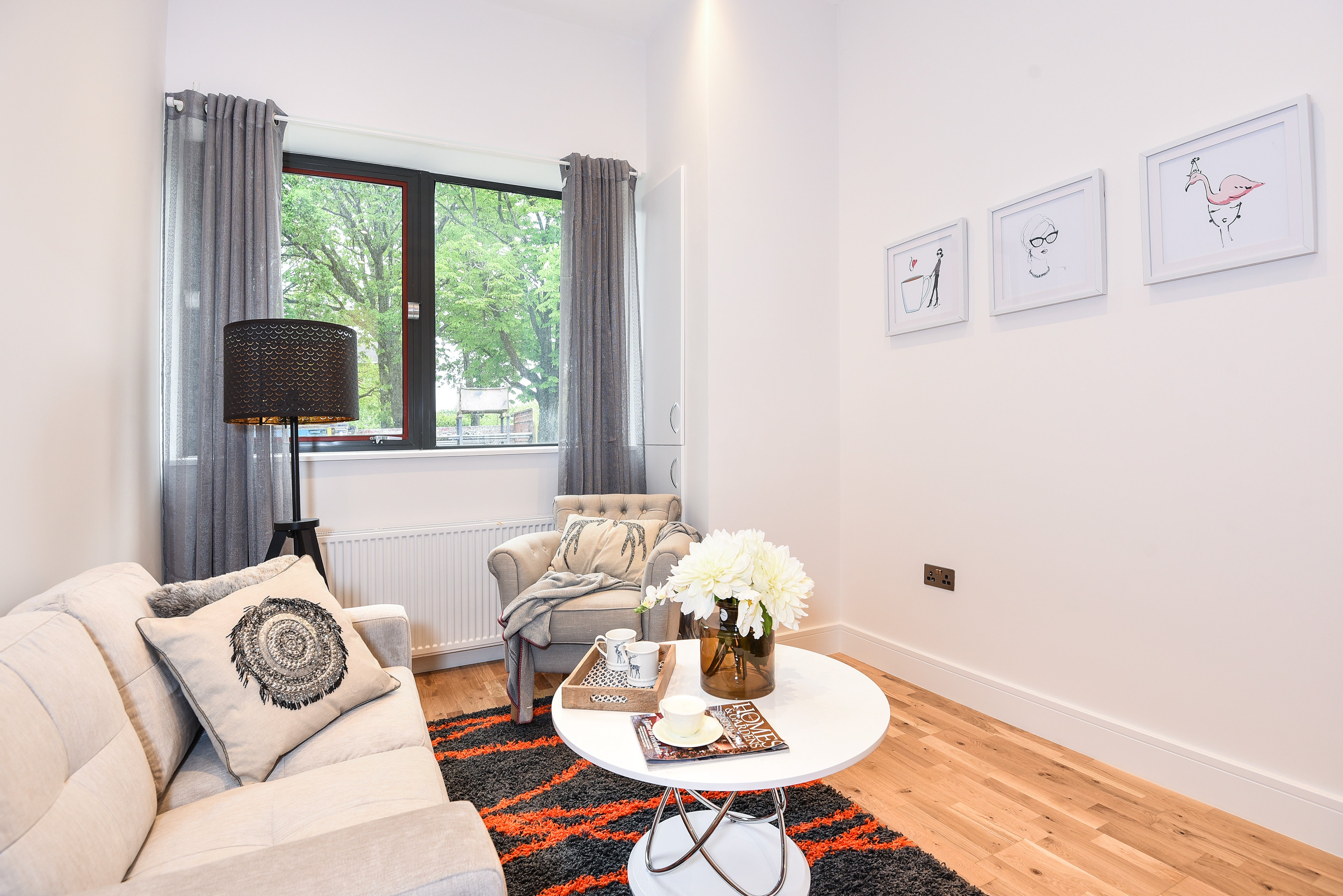 Flat Harvest Crescent in Hart