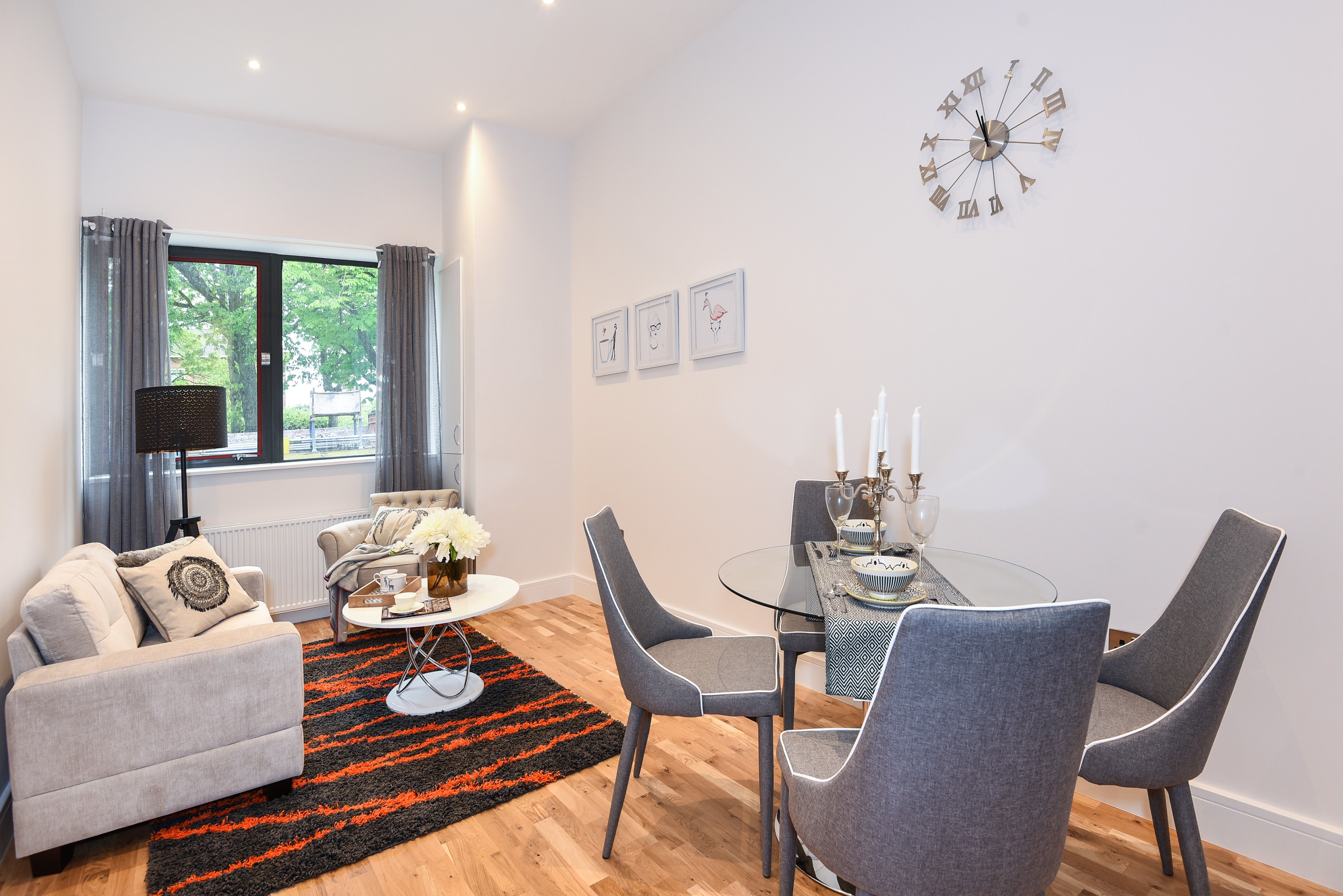 Flat Harvest Crescent in Hart