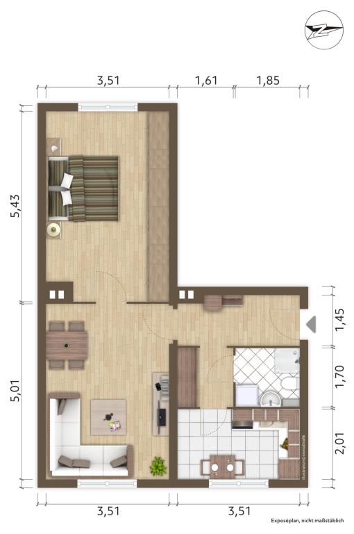 Wohnung Steinstraße in Hoyerswerda
