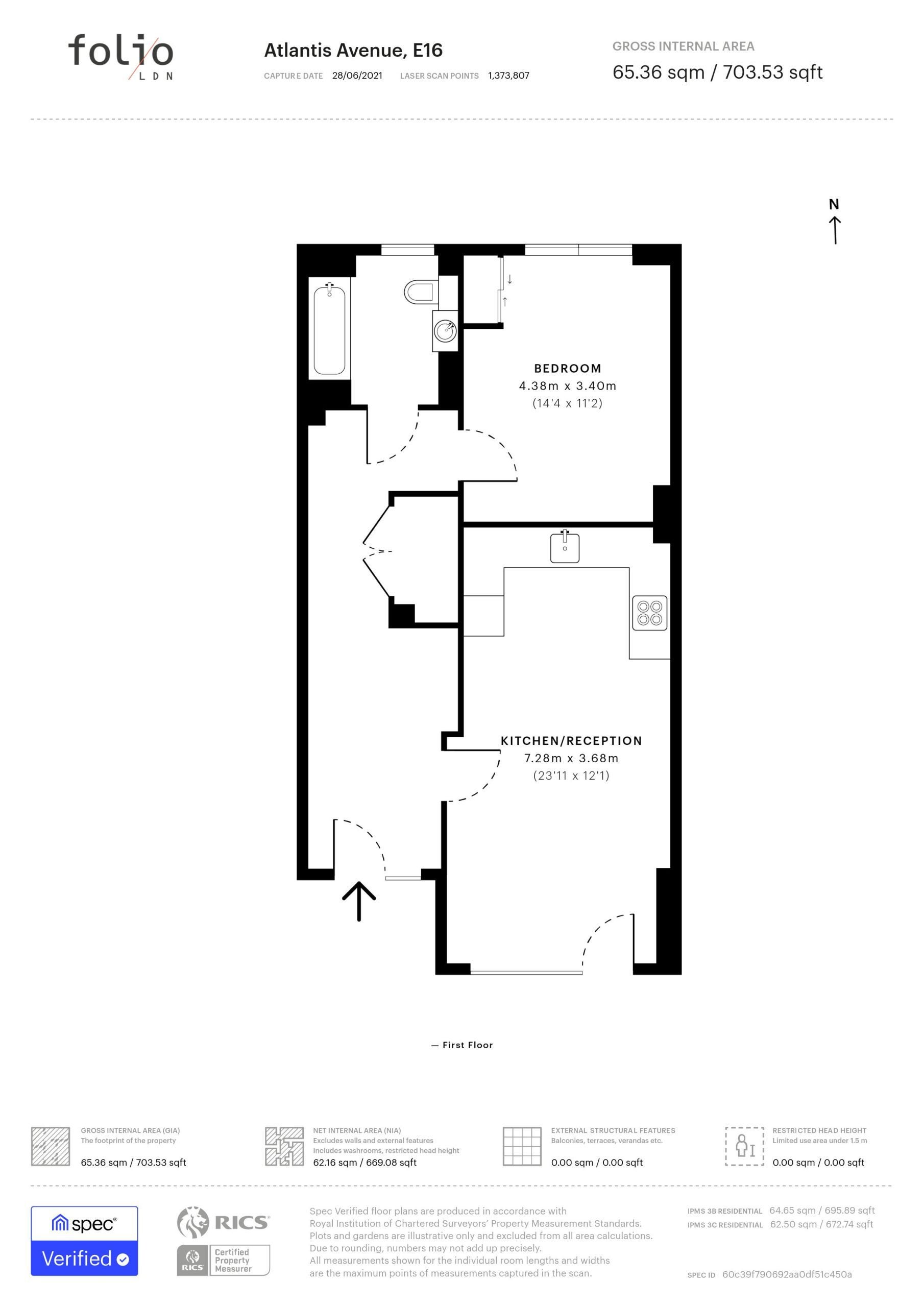 Flat Atlantis Avenue in Greater London