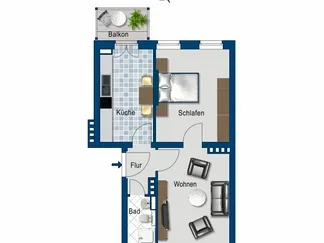 Wohnung Im Brückfeld in Magdeburg
