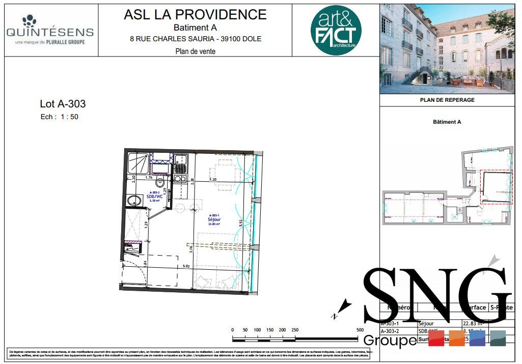 Flat Rue Charles Sauria in Dole
