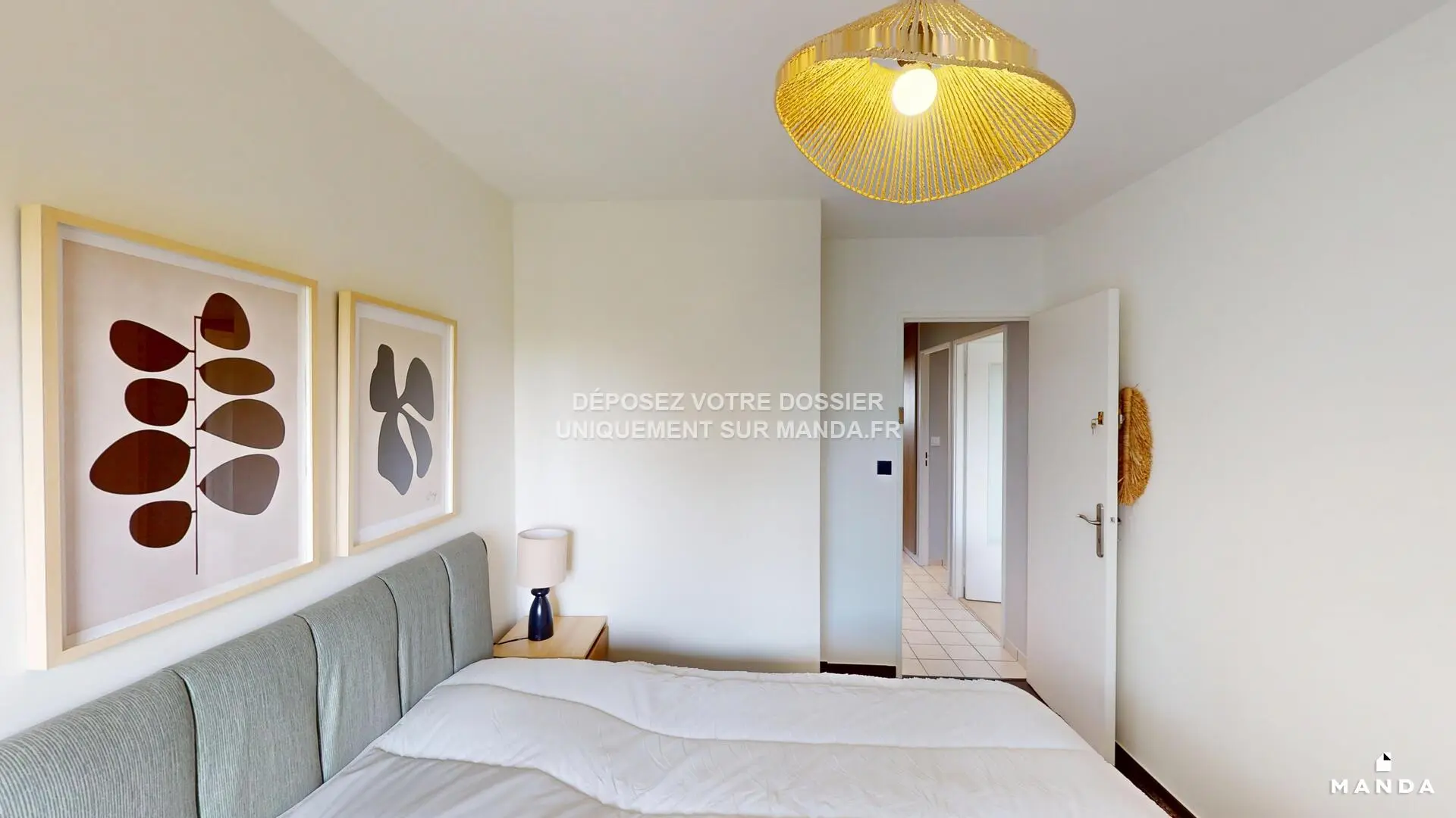 Chambre Square d'Oslo à Rennes