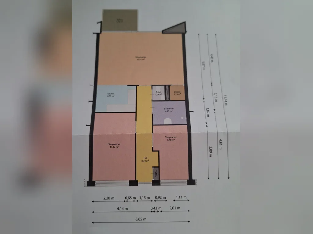 Appartement Wessel Couzijnstraat in Almere