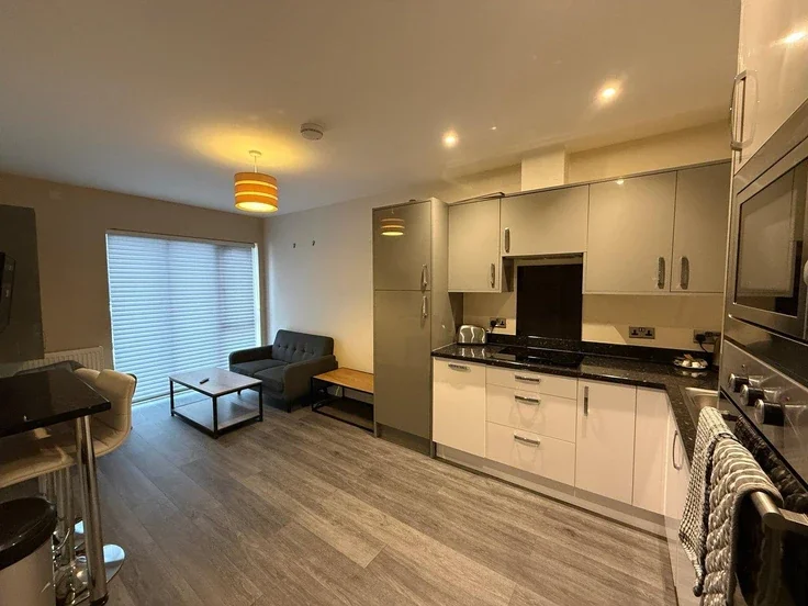 Flat Johnson Close in Borough of Runnymede