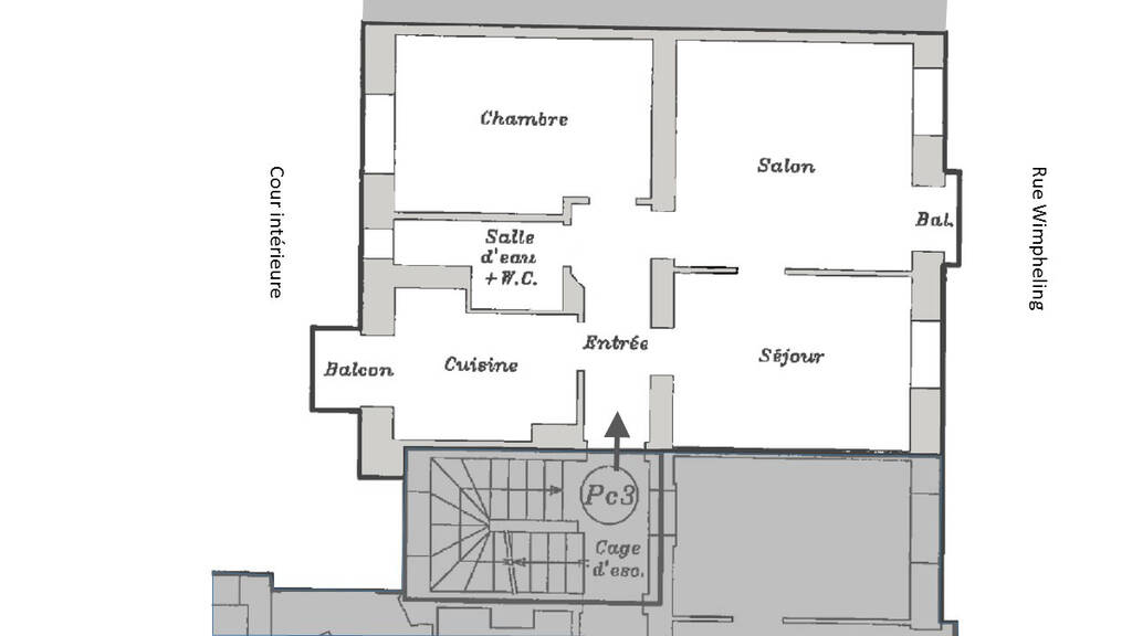 Appartement Rue Wimpheling à Strasbourg