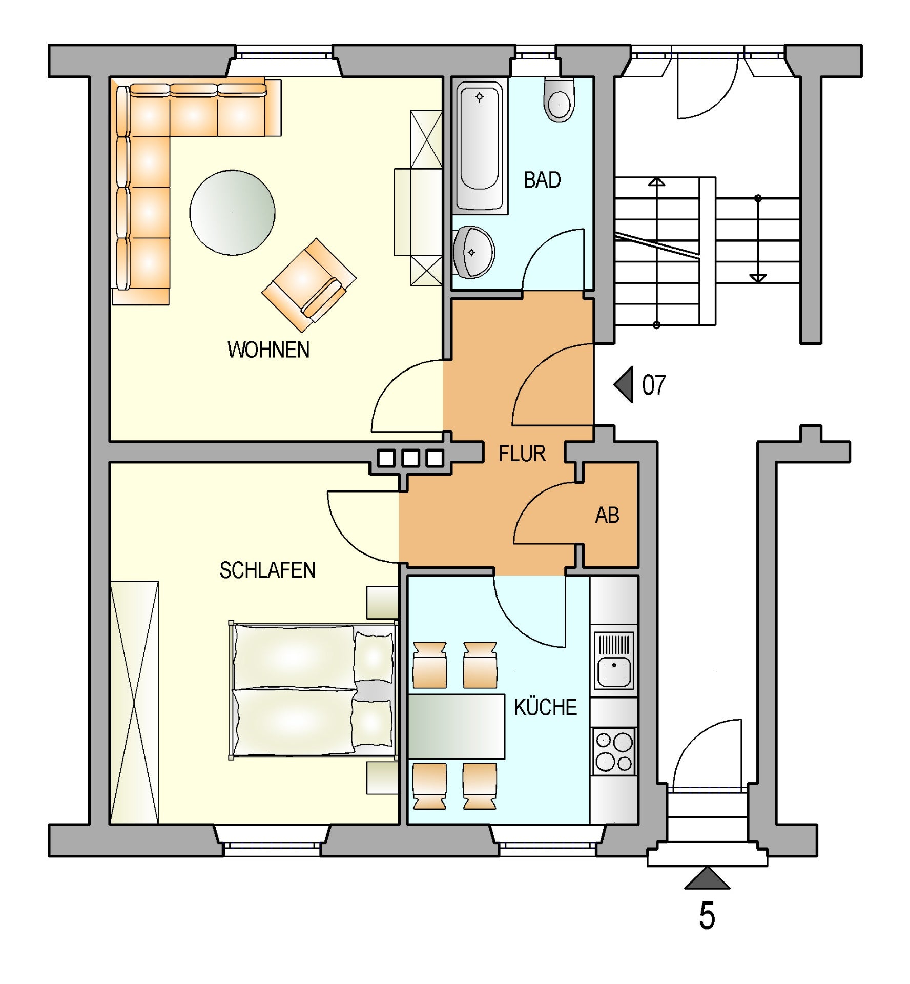 Wohnung Bismarckstraße in Remscheid