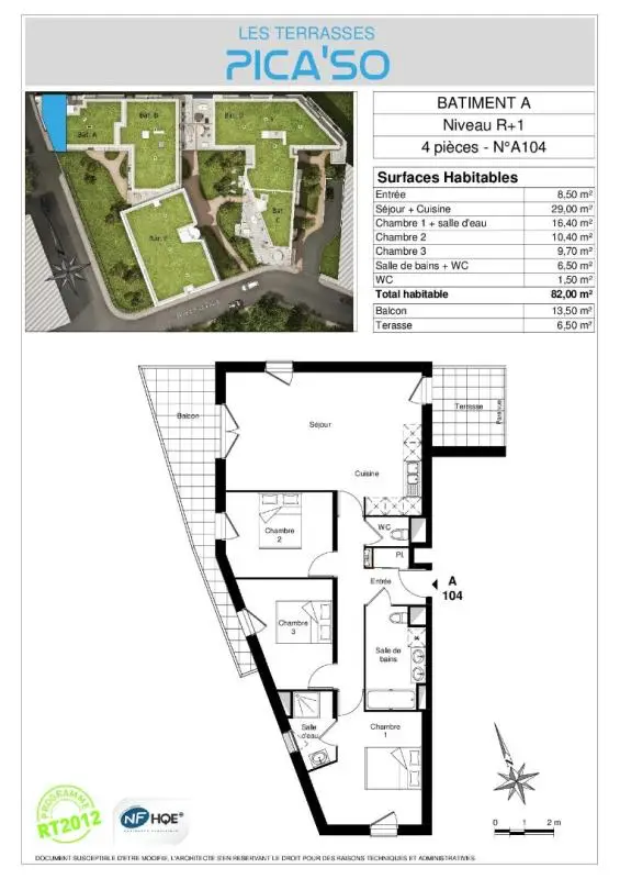 Flat Avenue Paul Vaillant-Couturier in Bobigny