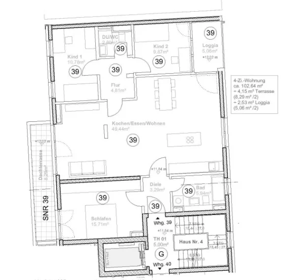 Wohnung Nibelungenplatz in Nürnberg