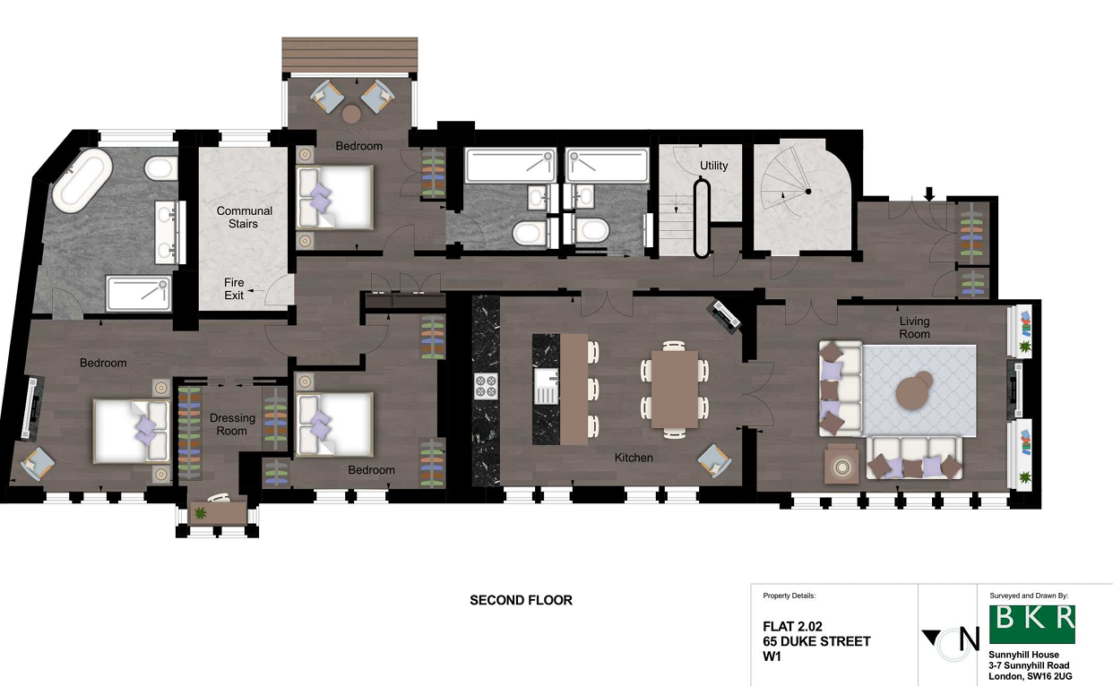 Flat Duke Street in City of Westminster