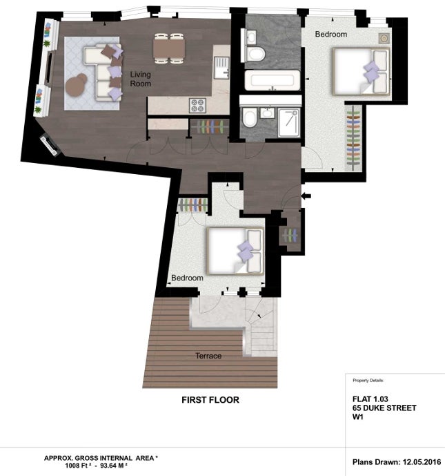 Flat Duke Street in City of Westminster