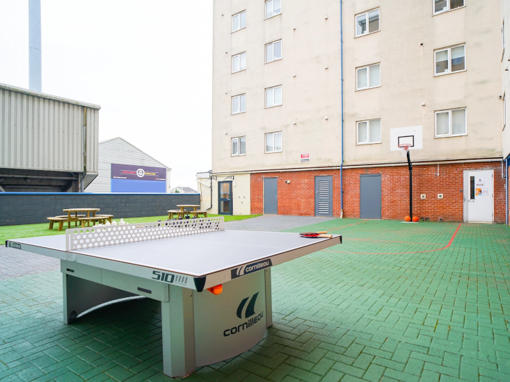 Flat Firhill Court in Glasgow