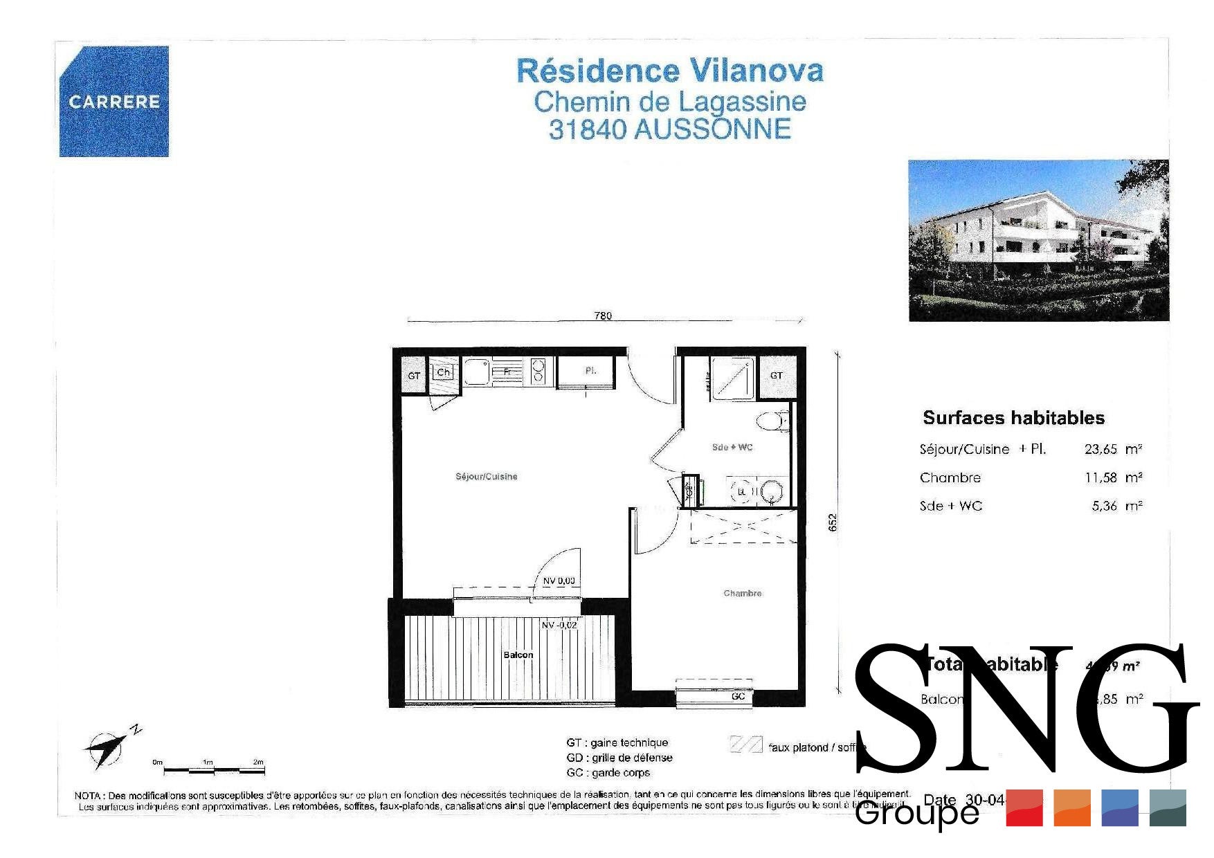 Appartement Avenue Simone Veil à Aussonne