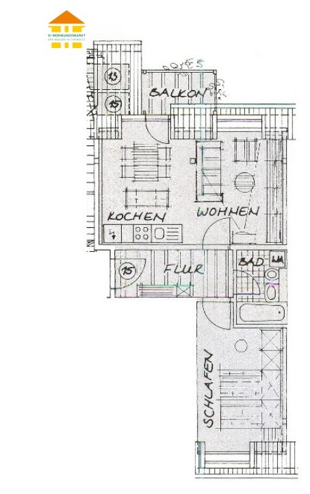Wohnung Zeißstraße in Chemnitz