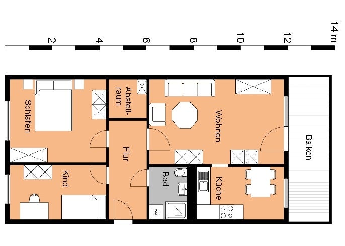 Wohnung Humboldtstraße in Oschersleben