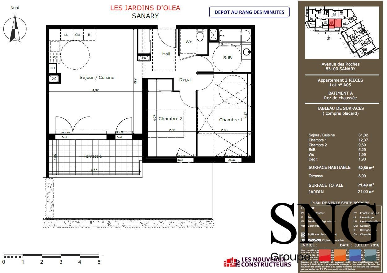 Flat Chemin des Roches in Sanary-sur-Mer