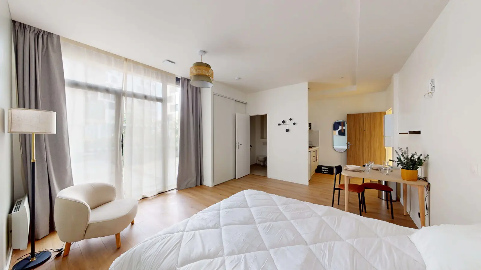 Chambre Rue Pierre Curie à Asnières-sur-Seine
