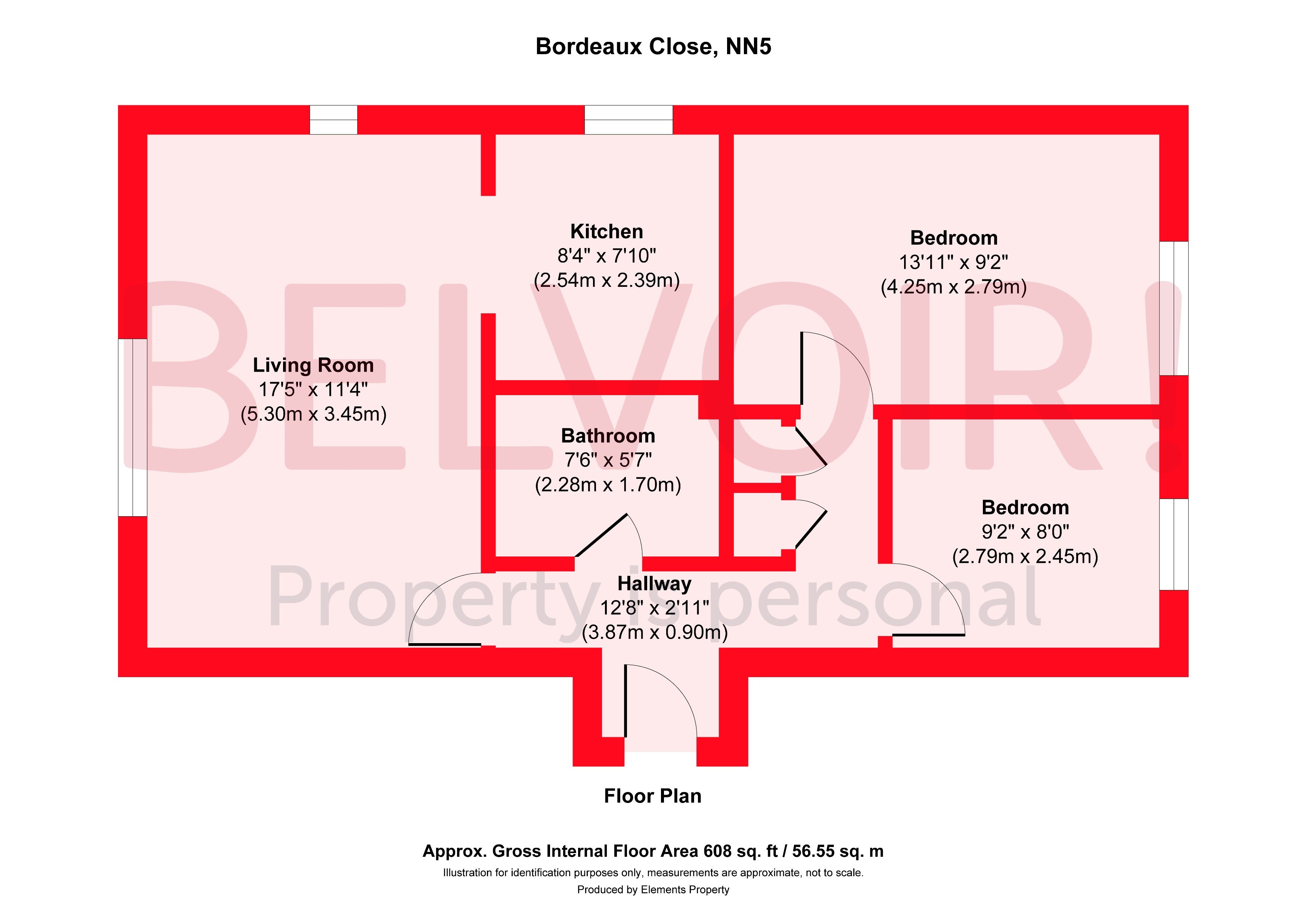 Flat Bordeaux Close in Duston
