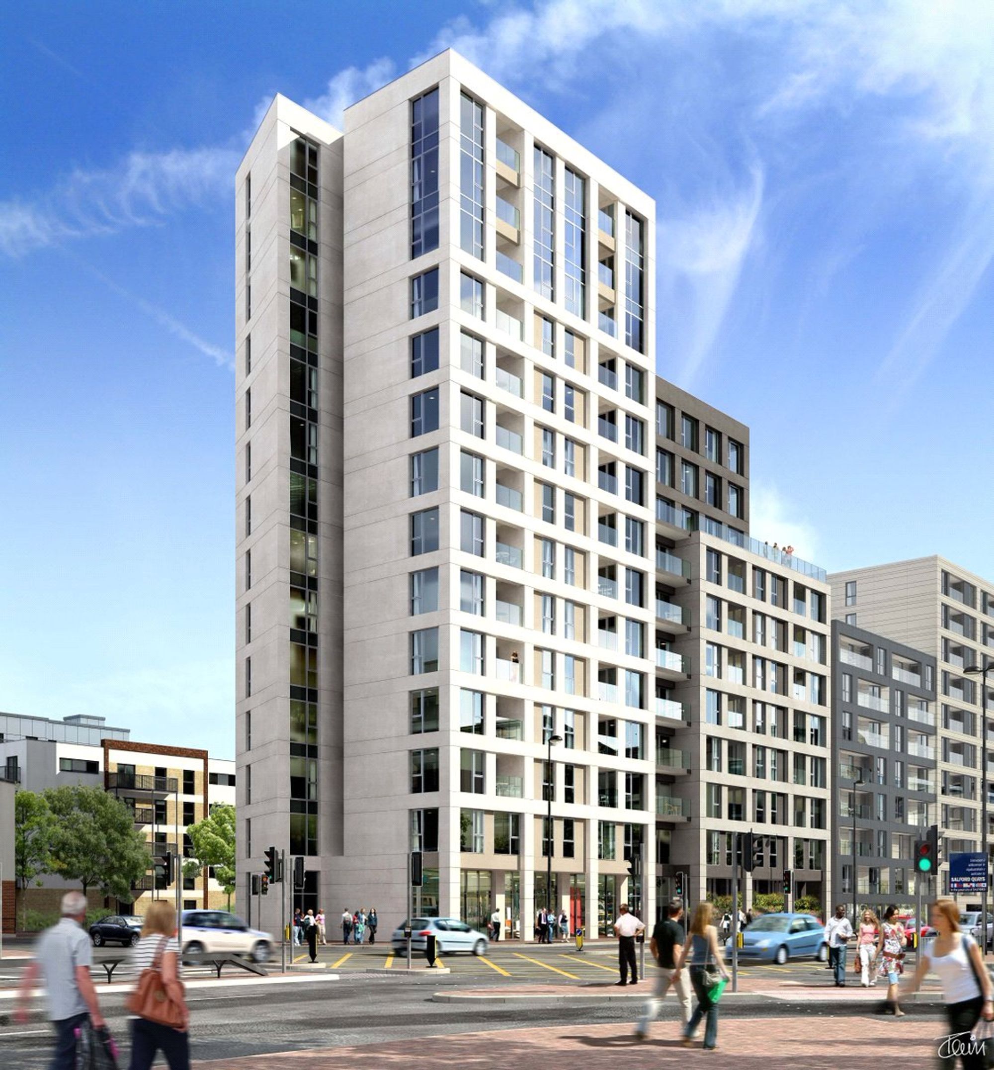 Flat Elmira Way in Salford