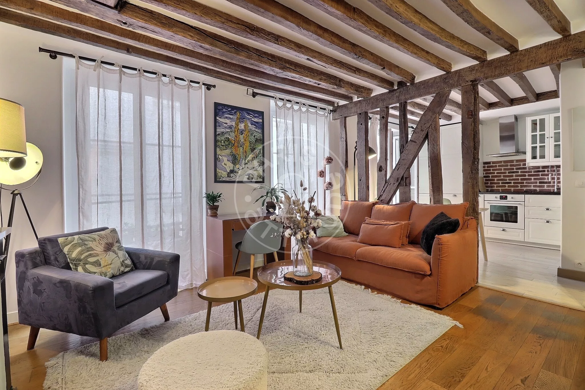 Flat Rue des Vertus in Paris