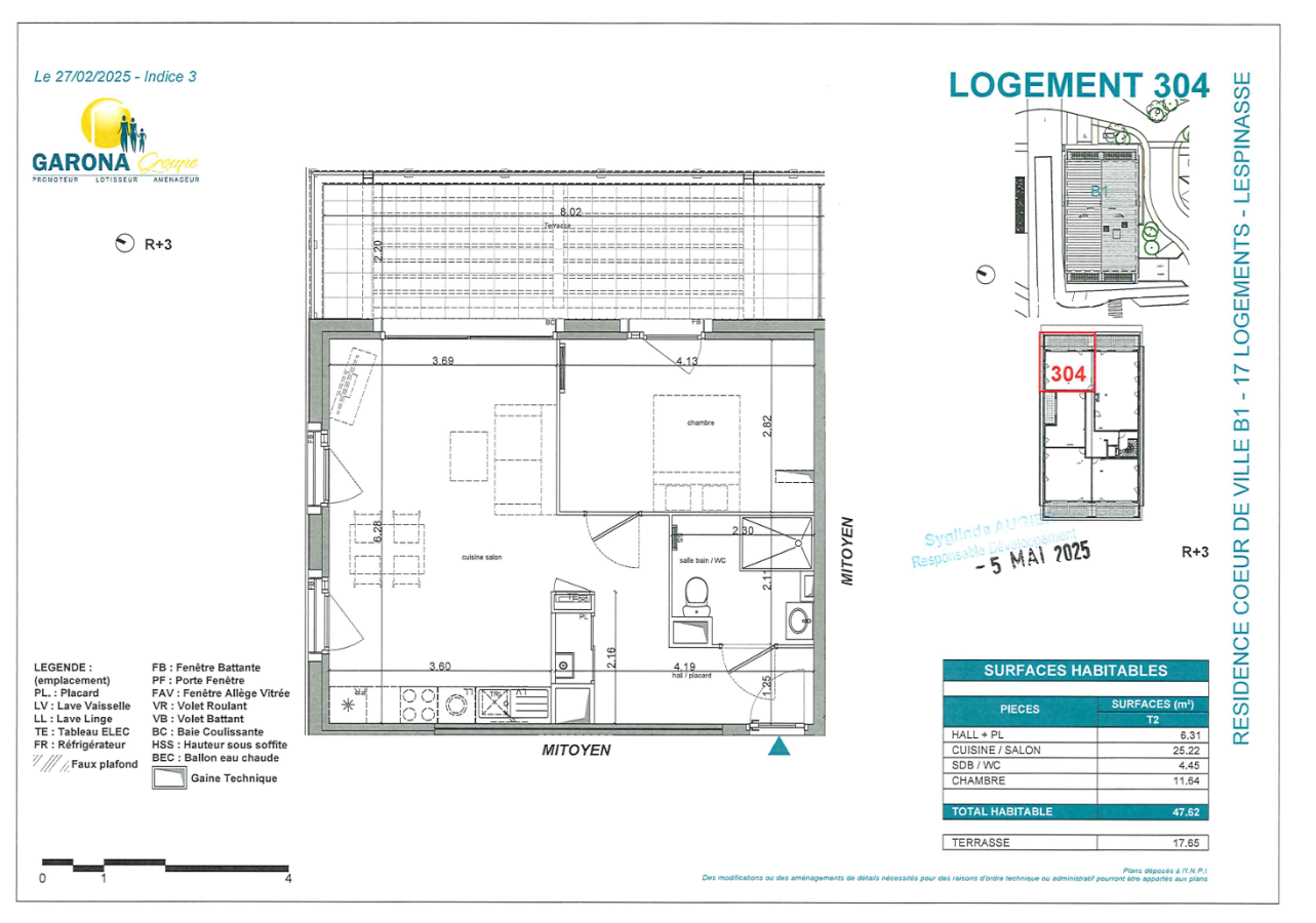 Flat Impasse du Boulodrome in Lespinasse