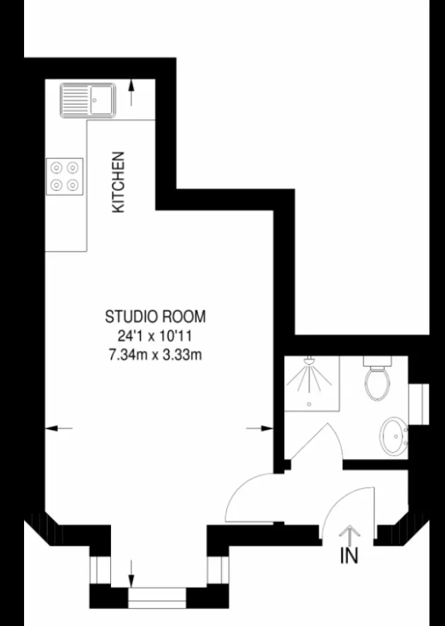 Flat Thomson Road in Greater London