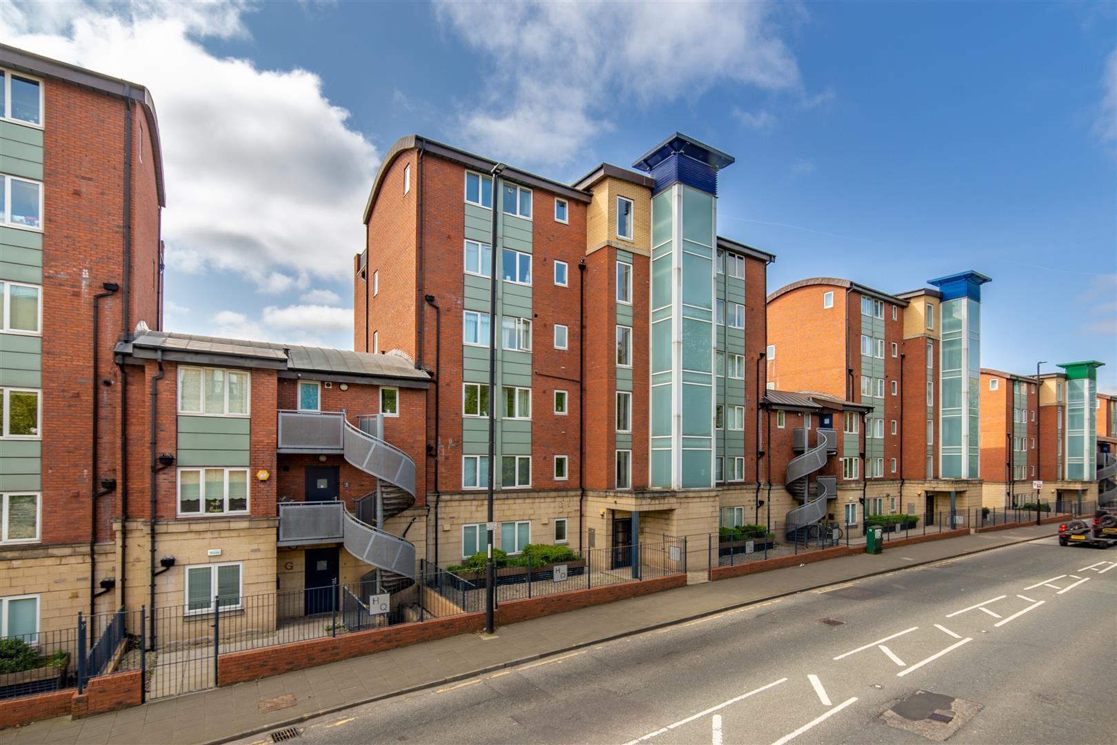 Flat City Road in Newcastle upon Tyne