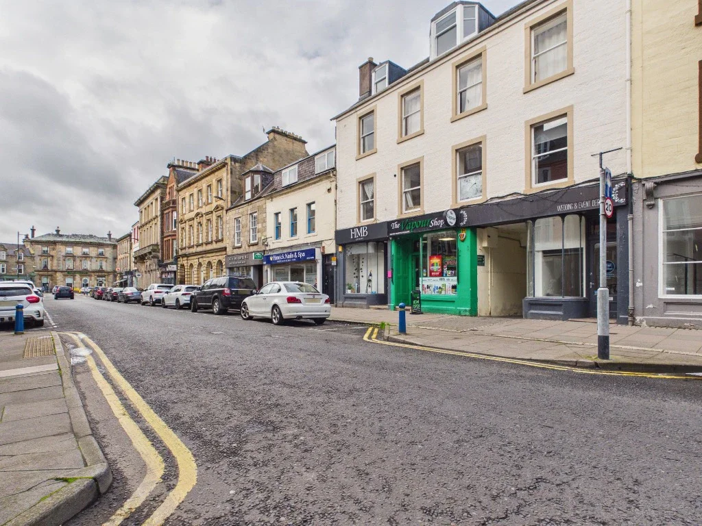 Flat High Street in Hawick