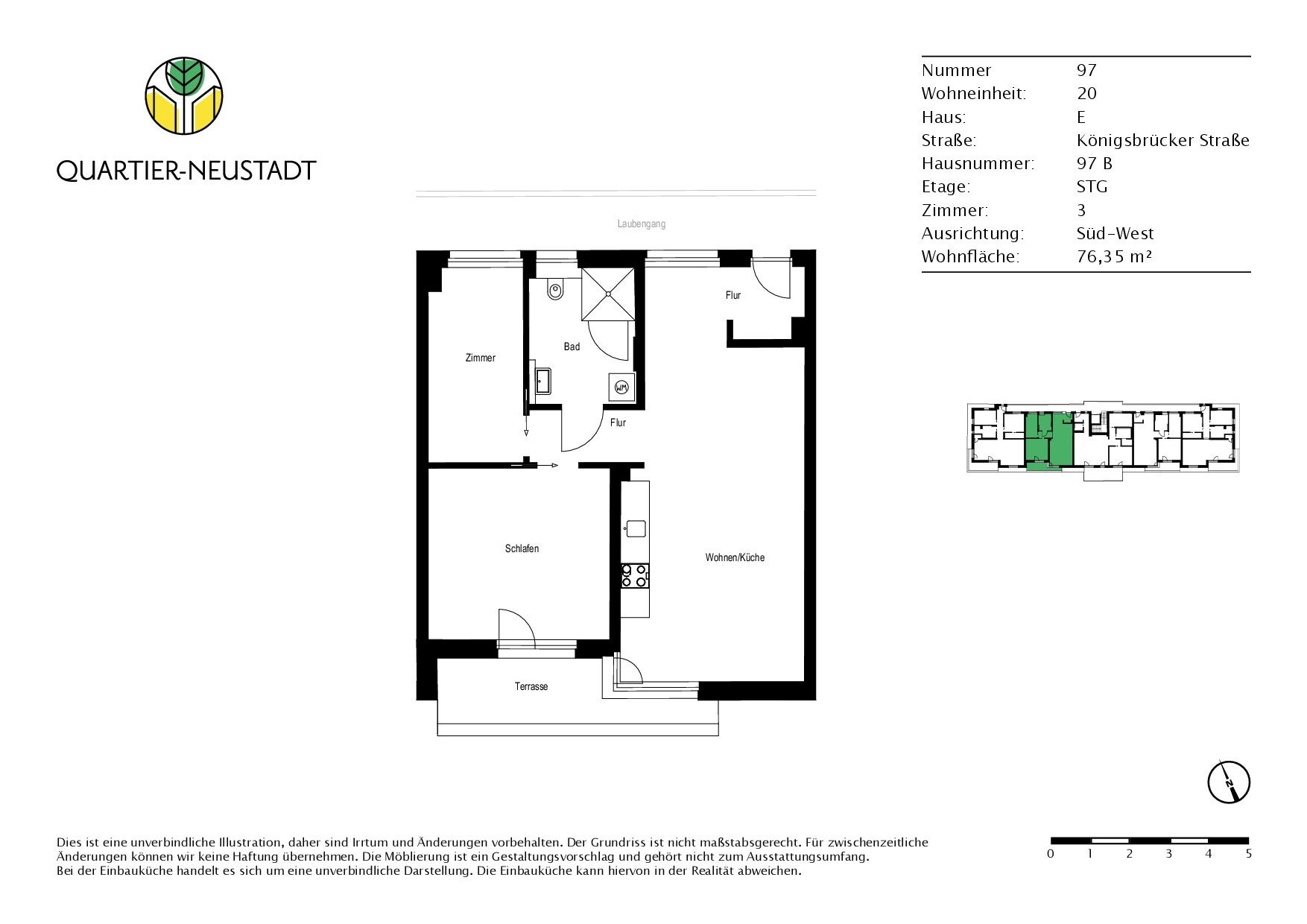 Wohnung Königsbrücker Straße in Dresden