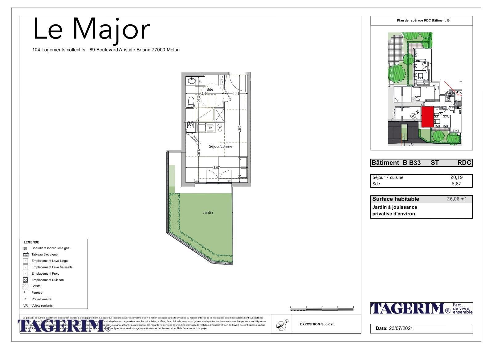Flat Boulevard Aristide Briand in Champigny-sur-Marne