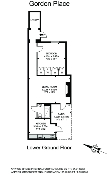 House Gordon Place in Greater London