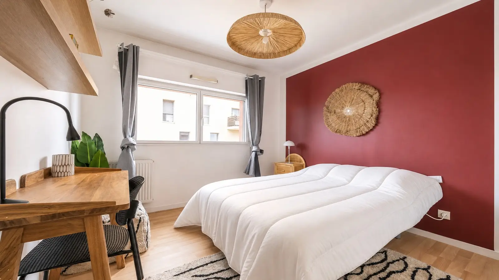 Chambre Boulevard de l'Estuaire à Nantes