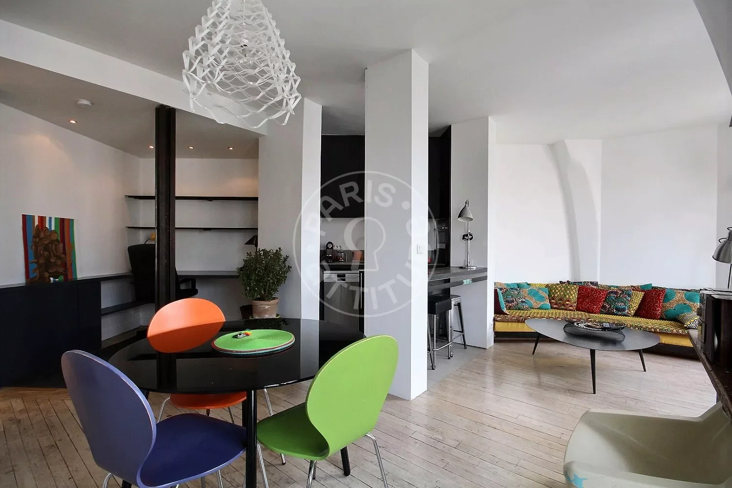 Flat Rue de Mirbel in Paris