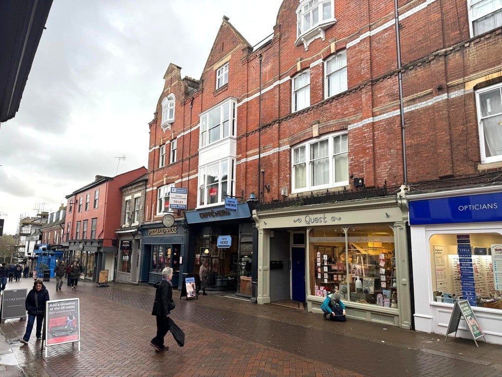 Flat Abbeygate Street in West Suffolk