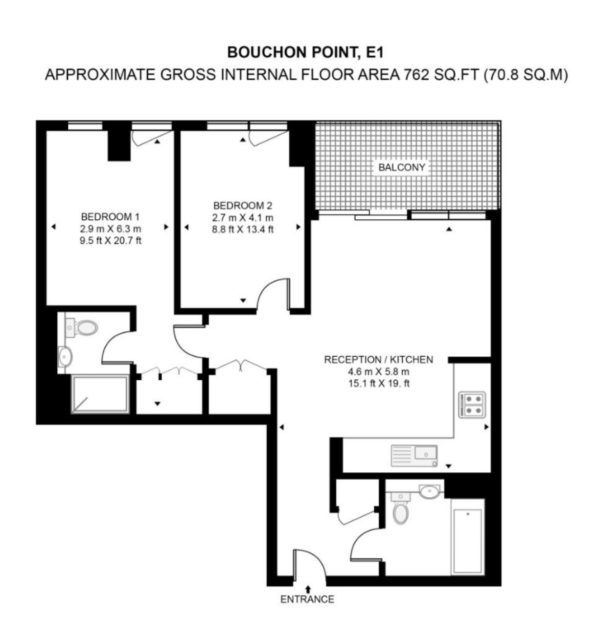 Flat Cendal Crescent in Greater London