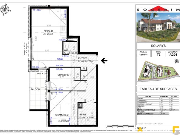 Appartement Route de la Nussance à Cranves-Sales