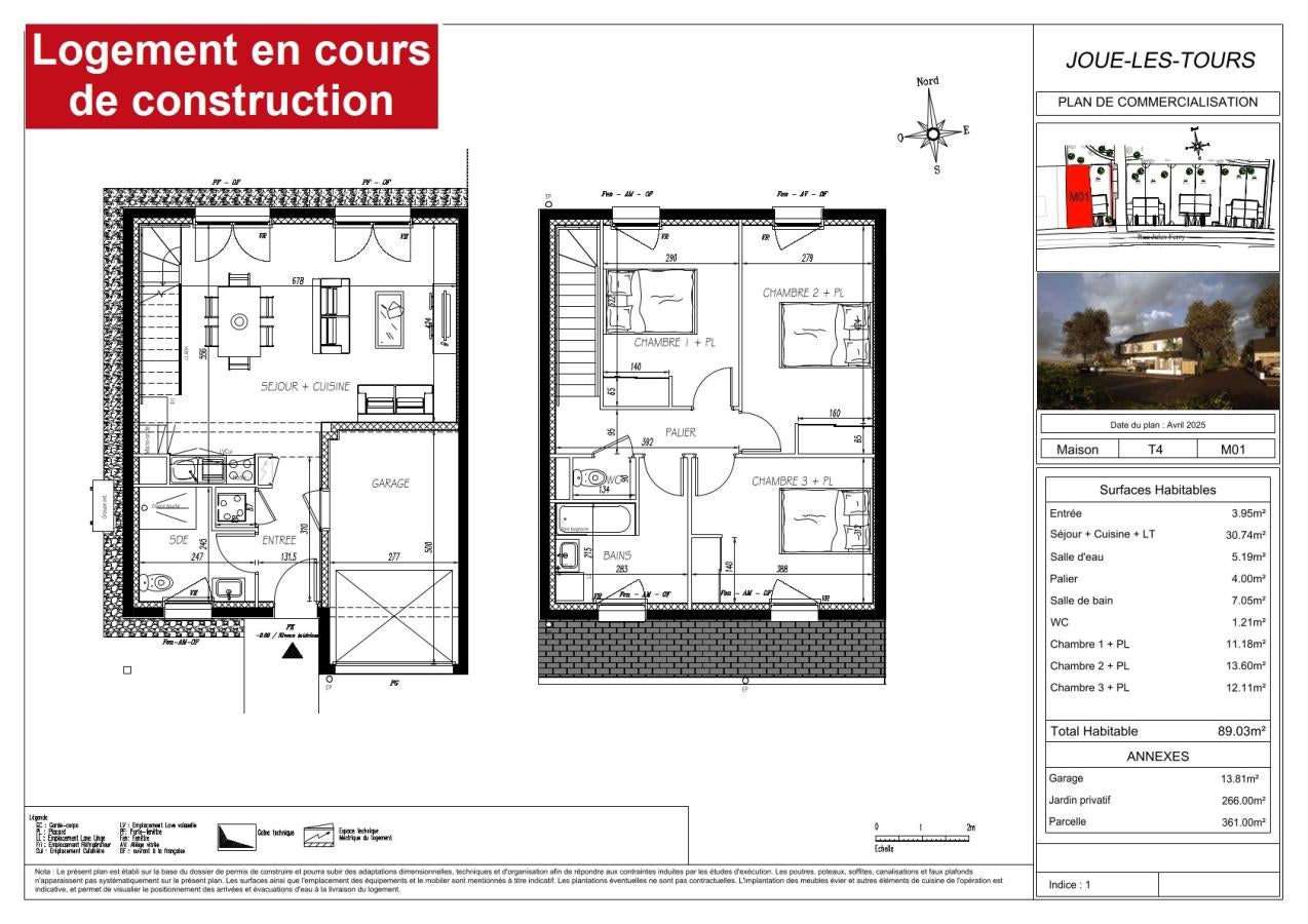 Maison Rue Jules Ferry à Joué-lès-Tours