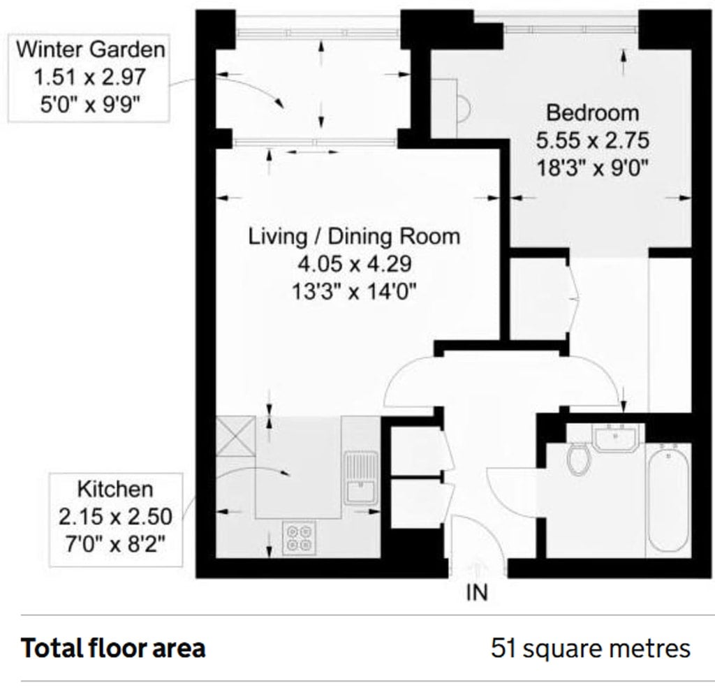 Flat New Drum Street in Greater London